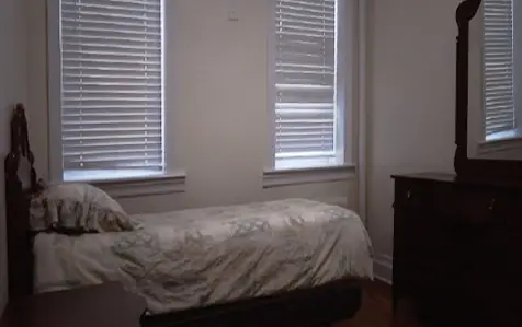 Bedroom with a dresser