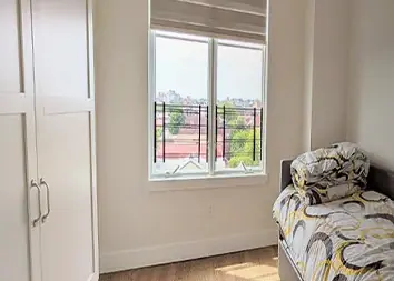Bedroom by the window